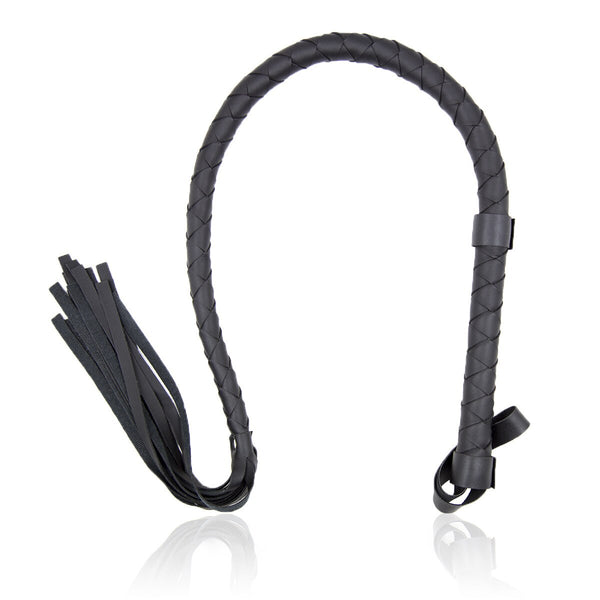 85cm Bdsm Bondage Leather Whip Toys with Lashing Handle for Spank Flirt