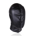 BDSM Hood Slave Mask Sensory Deprivation Full Head Bondage Restraint Mask for Women Men